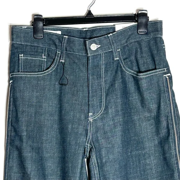 Zara Men’s Straight Zippered Leg Jeans